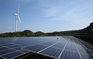 Solar panel and windmill