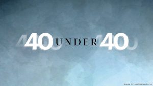 40 under 40 graphic
