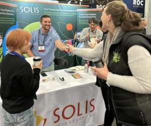 Solis Agrosciences booth at conference