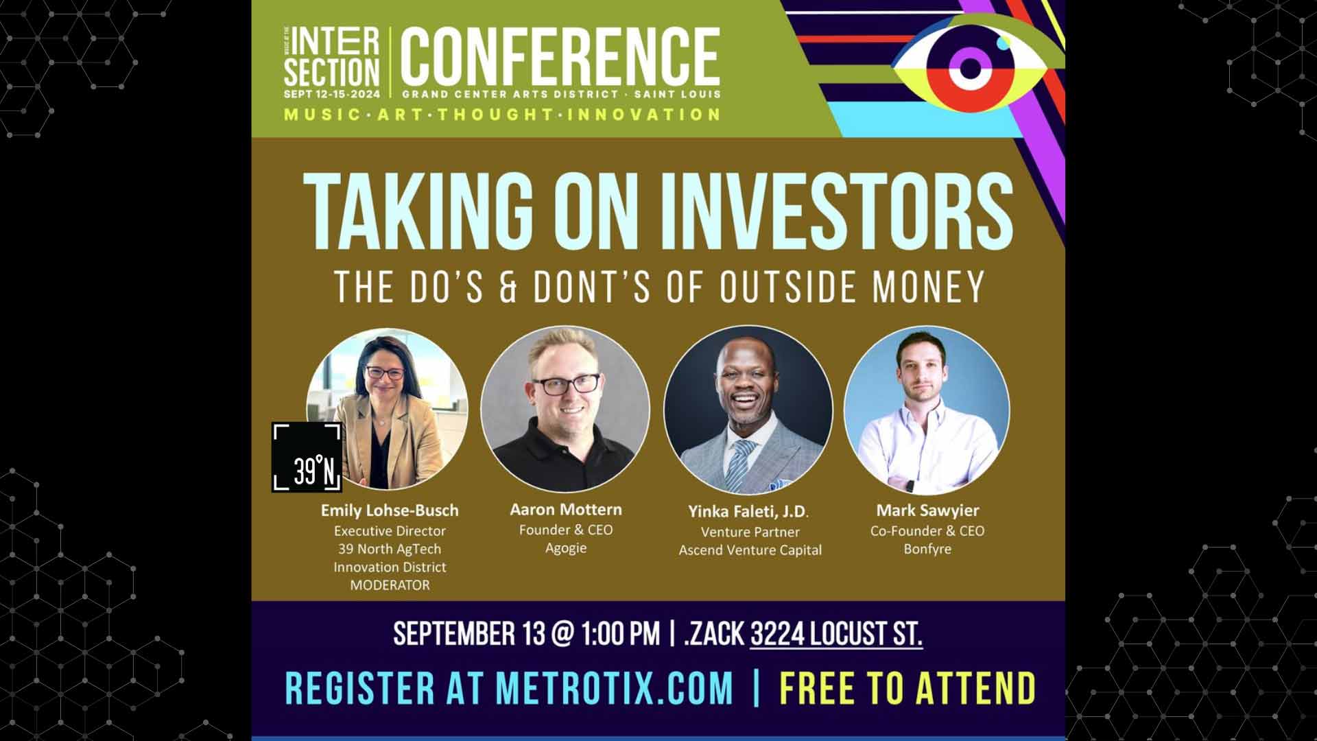 Panel on investors event photo